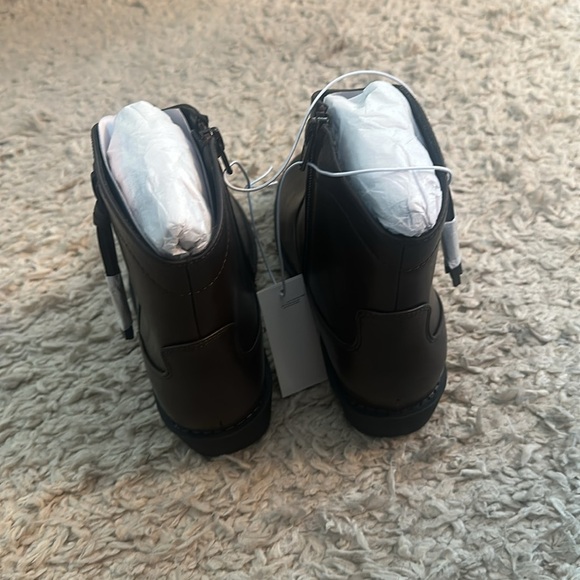 Ladies Brown Leather Ankle Boots - Picture 2 of 6